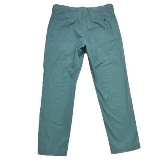J. Crew Mens Pants Size 32 30 Urban Slim Chino Teal Cotton 100% Preppy Academia - Picture 9 of 9